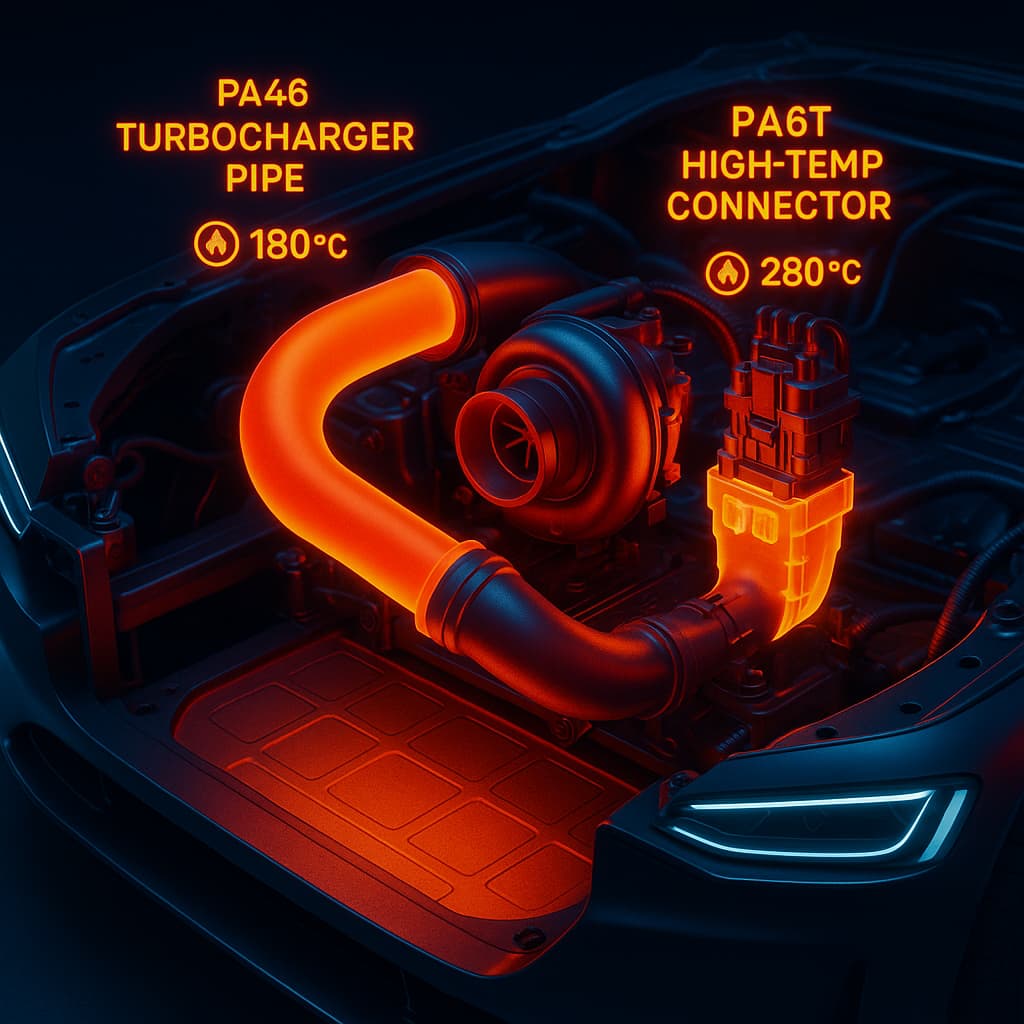 Flame-Retardant Nylon: Applications of High-Temperature Resistant Nylons (PA46/PA6T) in the Automotive Industry