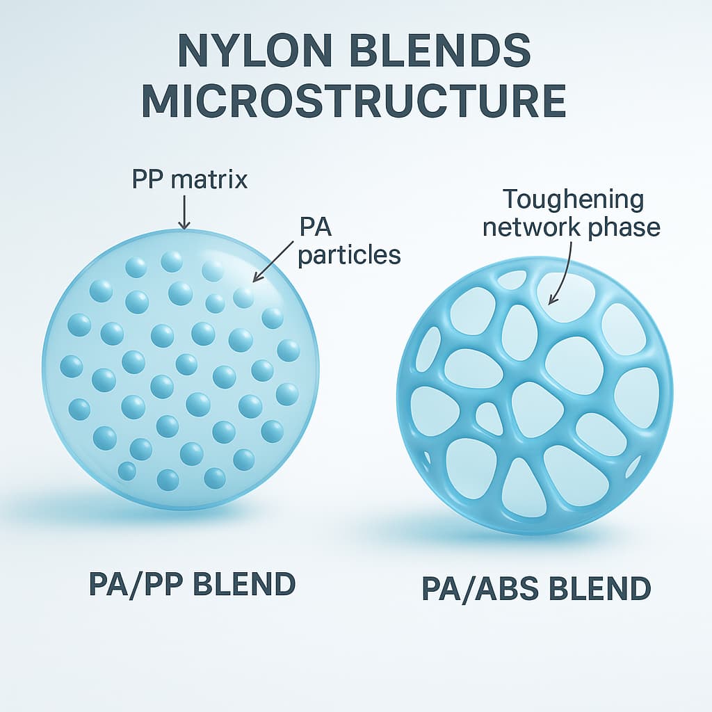 Nylon Alloys: How Do PA/PP and PA/ABS Achieve Performance Complementarity?