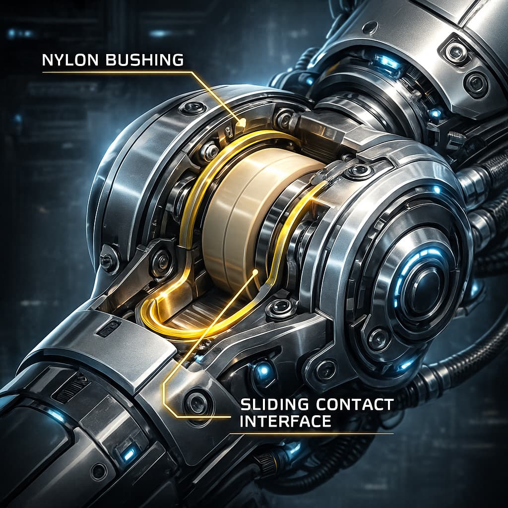 Analysis of Application Mechanism of High Wear-resistant Nylon in Robot Joints and Sliding Components