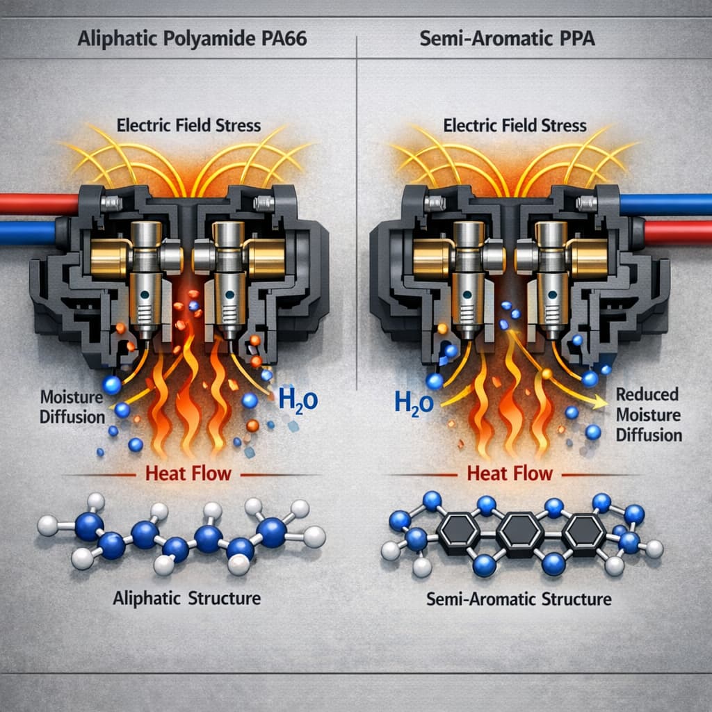 Why Does PA66 Fail More Easily Than PPA in Certain High-Temperature Electrical Applications? Section2