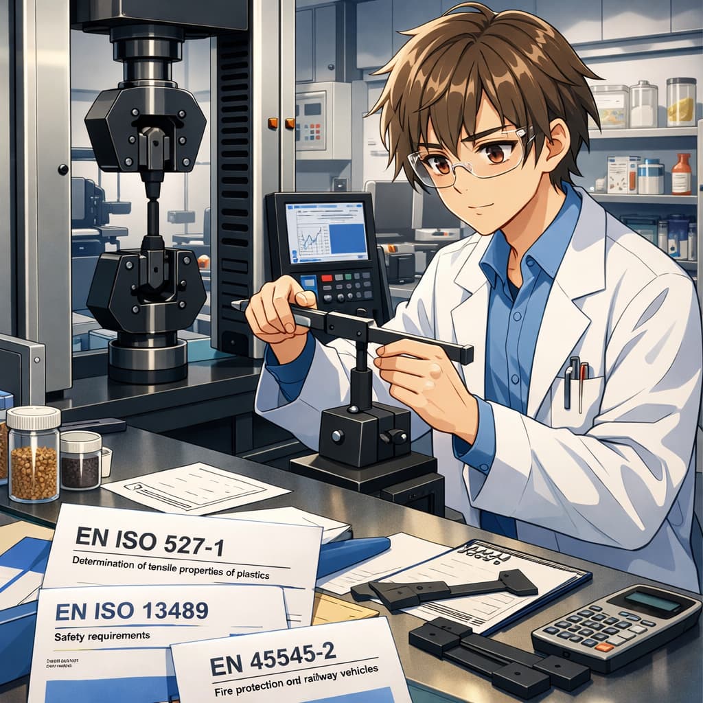 EN standard testing nylon material