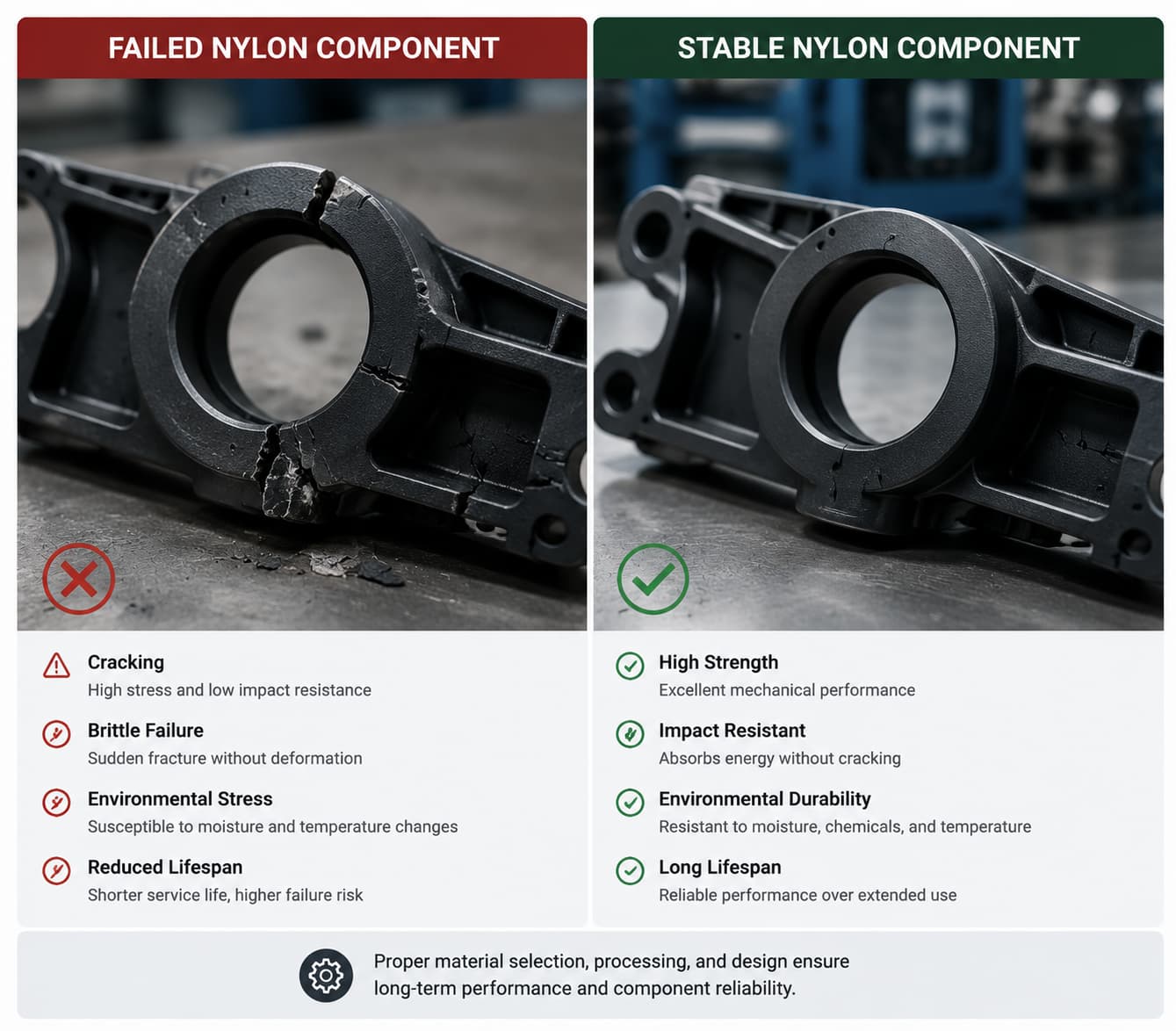 Flow Differences in Nylon Injection Molding Multi‑Cavity Molds Demonstrate Flow and Cooling Differences of Nylon 66